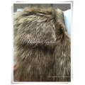 Tip-Printed Racoon Fake Fur